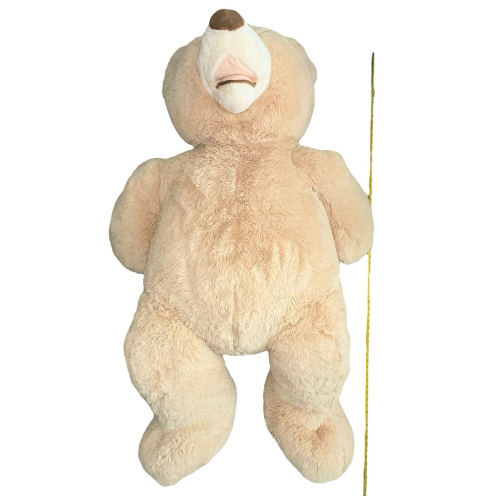 Giant Teddy Bear Tan Beige 60" Jumbo Large‎ Stuffed Plush HugFun International - Picture 9 of 10